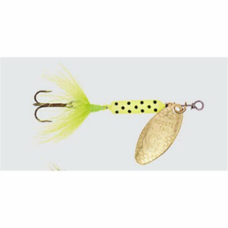 YAKIMA ROOSTER TAILS 0.25 oz Original Rooster Tail, Chartreuse Coachdog 212-CHDA